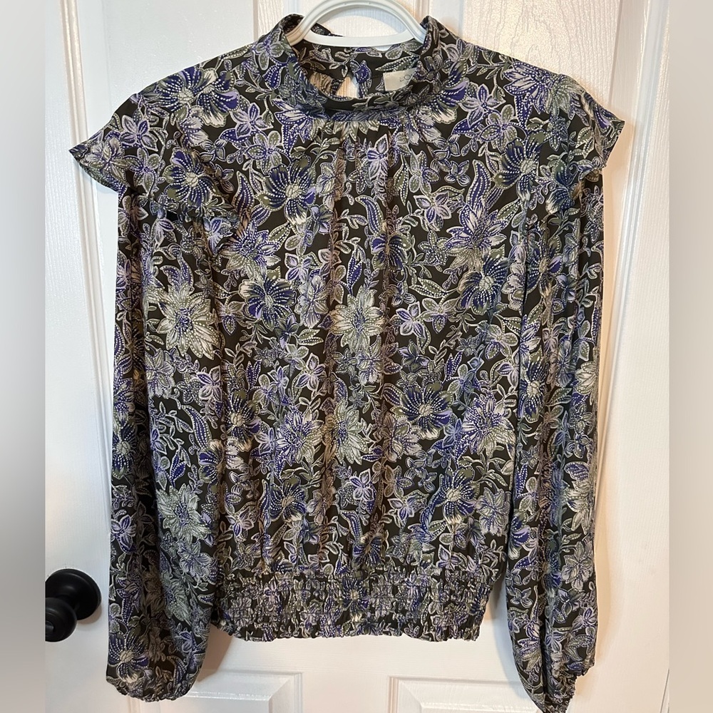 Loft Floral Long Sleeve Women's Top